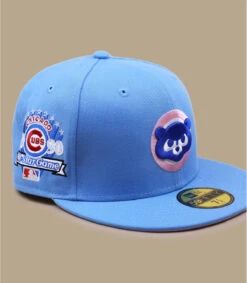 NEW ERA Side Patch 5950 Chicago Cubs Sky Pink -Célèbre Chapeaux Magasin side patch 5950 chicago cubs sky pink 1
