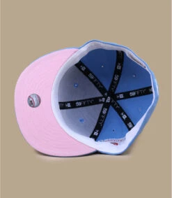 NEW ERA Side Patch 5950 Chicago Cubs Sky Pink -Célèbre Chapeaux Magasin side patch 5950 chicago cubs sky pink 4