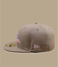 NEW ERA Side Patch 5950 Colorado Rockies Camel Pink -Célèbre Chapeaux Magasin side patch 5950 colorado rockies camel pink 4