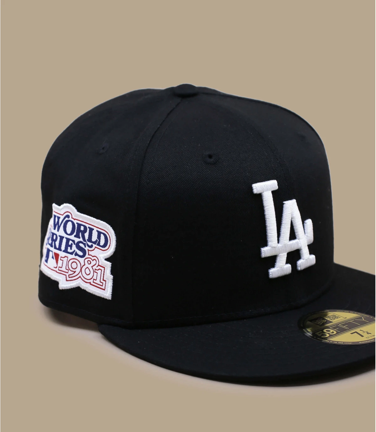 Side Patch 5950 LA black NEW ERA Side Patch 5950 LA Black -Célèbre Chapeaux Magasin side patch 5950 la black 1