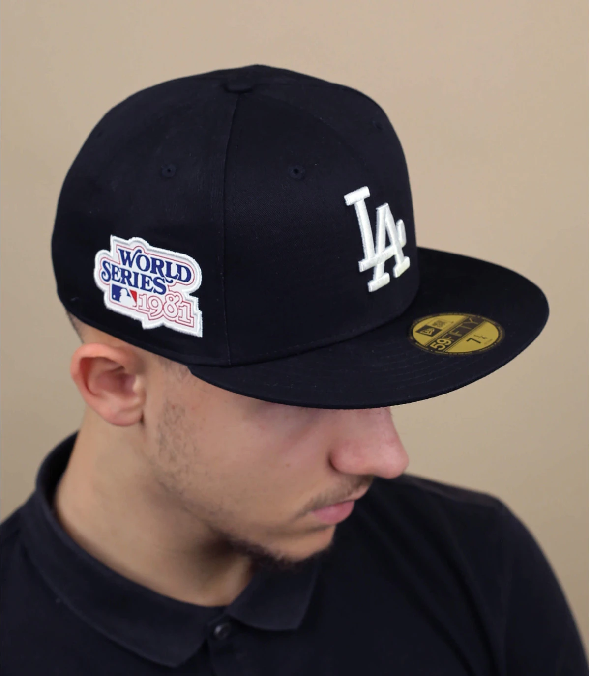 Side Patch 5950 LA black NEW ERA Side Patch 5950 LA Black -Célèbre Chapeaux Magasin side patch 5950 la black