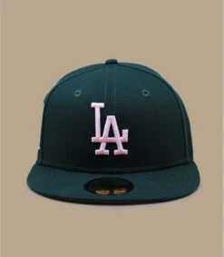 NEW ERA Side Patch 5950 LA Green & Pink -Célèbre Chapeaux Magasin side patch 5950 la green pink 2