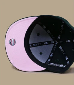 NEW ERA Side Patch 5950 LA Green & Pink -Célèbre Chapeaux Magasin side patch 5950 la green pink 5