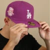 NEW ERA Side Patch 5950 LA Sparkling Grape -Célèbre Chapeaux Magasin side patch 5950 la sparkling grape