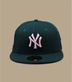 NEW ERA Side Patch 5950 NY Green & Pink -Célèbre Chapeaux Magasin side patch 5950 ny green pink 2