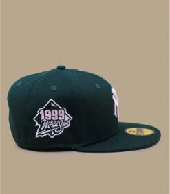 NEW ERA Side Patch 5950 NY Green & Pink -Célèbre Chapeaux Magasin side patch 5950 ny green pink 3