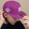 NEW ERA Side Patch 5950 NY Sparkling Grape -Célèbre Chapeaux Magasin side patch 5950 ny sparkling grape