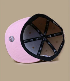 NEW ERA Side Patch 5950 NY Yankees Camel Pink -Célèbre Chapeaux Magasin side patch 5950 ny yankees camel pink 4
