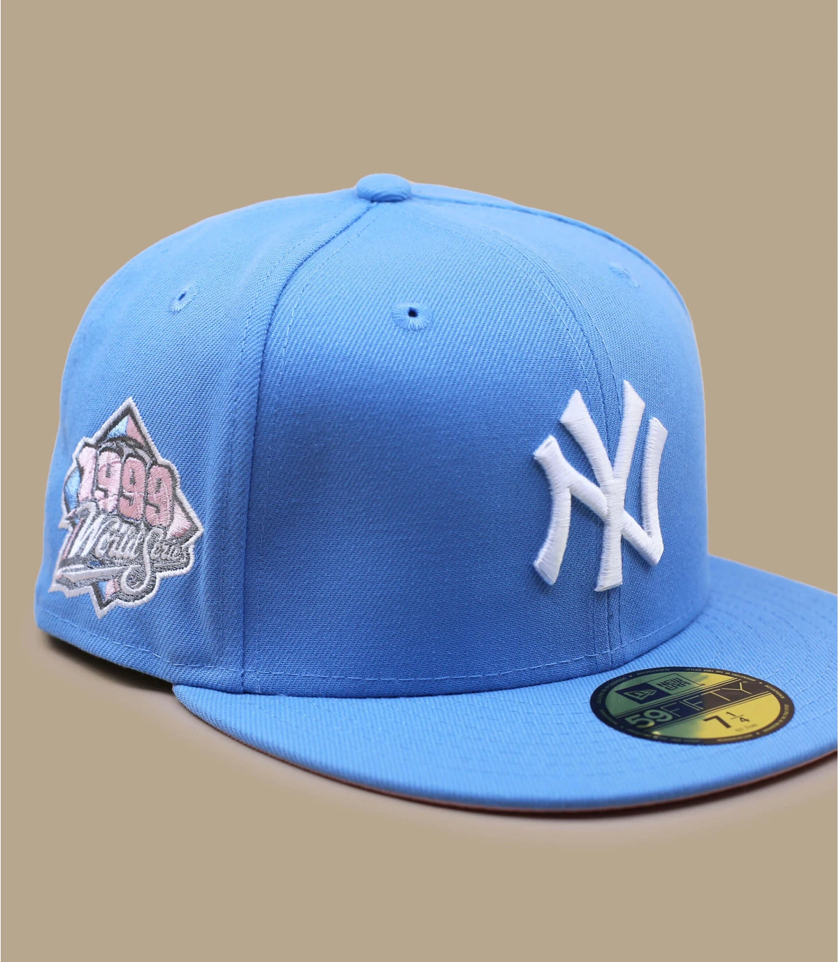 Side Patch 5950 NY Yankees sky pink NEW ERA Side Patch 5950 NY Yankees Sky Pink -Célèbre Chapeaux Magasin side patch 5950 ny yankees sky pink 1