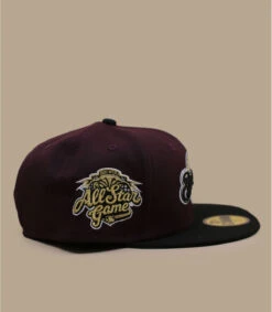 NEW ERA Side Patch 59Fifty Milwaukee Brewers Marron Black -Célèbre Chapeaux Magasin side patch 59fifty milwaukee brewers marron black 3