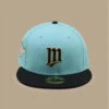 NEW ERA Side Patch 59Fifty Minnesota Twins Blue Tint Black -Célèbre Chapeaux Magasin side patch 59fifty minnesota twins blue tint black