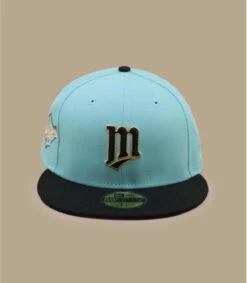 NEW ERA Side Patch 59Fifty Minnesota Twins Blue Tint Black