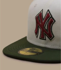 NEW ERA Side Patch 59Fifty New York Yankees Chrome Olive -Célèbre Chapeaux Magasin side patch 59fifty new york yankees chrome olive 2