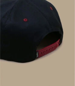 Snapback Combi Bay Window Black Burgundy -Célèbre Chapeaux Magasin snapback combi bay window black burgundy 3