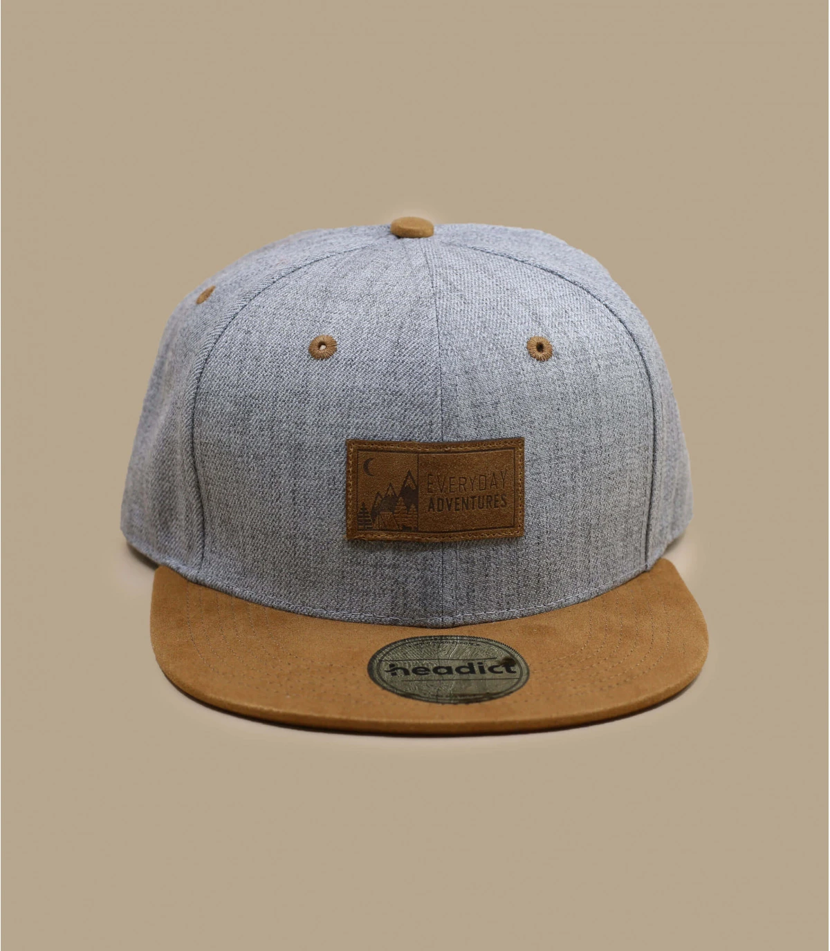 Snapback Everyday Adventures grey brown Snapback Everyday Adventures Grey Brown -Célèbre Chapeaux Magasin snapback everyday adventures grey brown