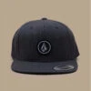 Volcom Snapback Quarter Twill Charcoal Heather -Célèbre Chapeaux Magasin snapback quarter twill charcoal heather