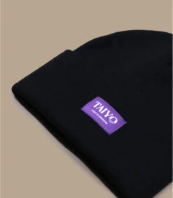 Tessy Cuff Beanie Black Purple -Célèbre Chapeaux Magasin tessy cuff beanie black purple 2