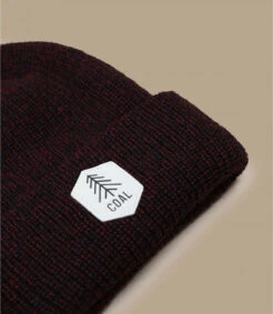 Coal The Scout Dark Burgundy -Célèbre Chapeaux Magasin the scout dark burgundybonnet20revers20bordeaux20patch