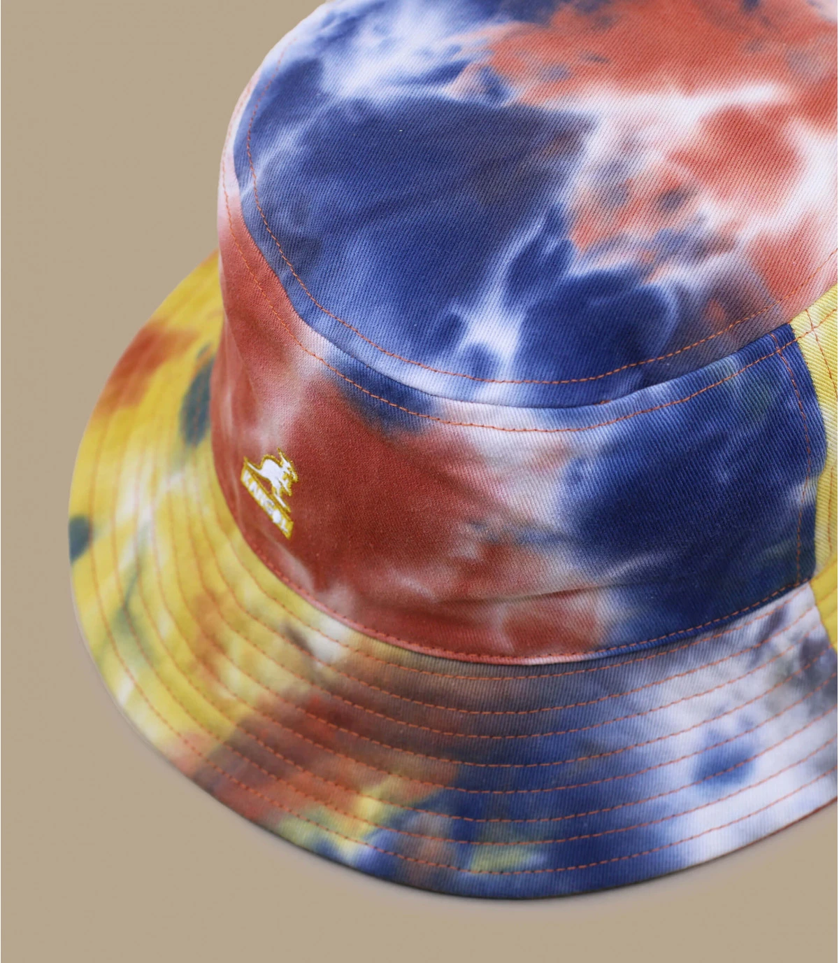 Tie Dye Bucket golden palm Kangol Tie Dye Bucket Golden Palm -Célèbre Chapeaux Magasin tie dye bucket golden palm 2