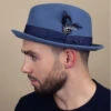 Bailey Tino Vintage Blue -Célèbre Chapeaux Magasin tino vintage blue