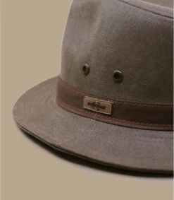 Stetson Traveller CO/PES Taupe -Célèbre Chapeaux Magasin traveller co pes taupe 3