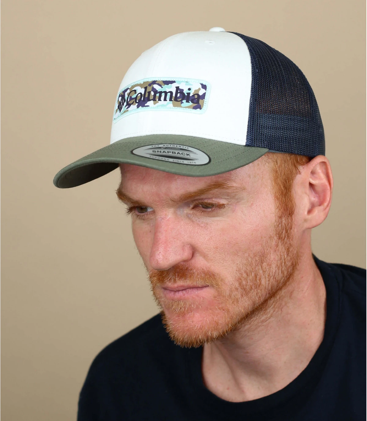 Trucker Camo Patch white dark montain stone green Columbia Trucker Camo Patch White Dark Montain Stone Green -Célèbre Chapeaux Magasin trucker camo patch white dark montain stone green