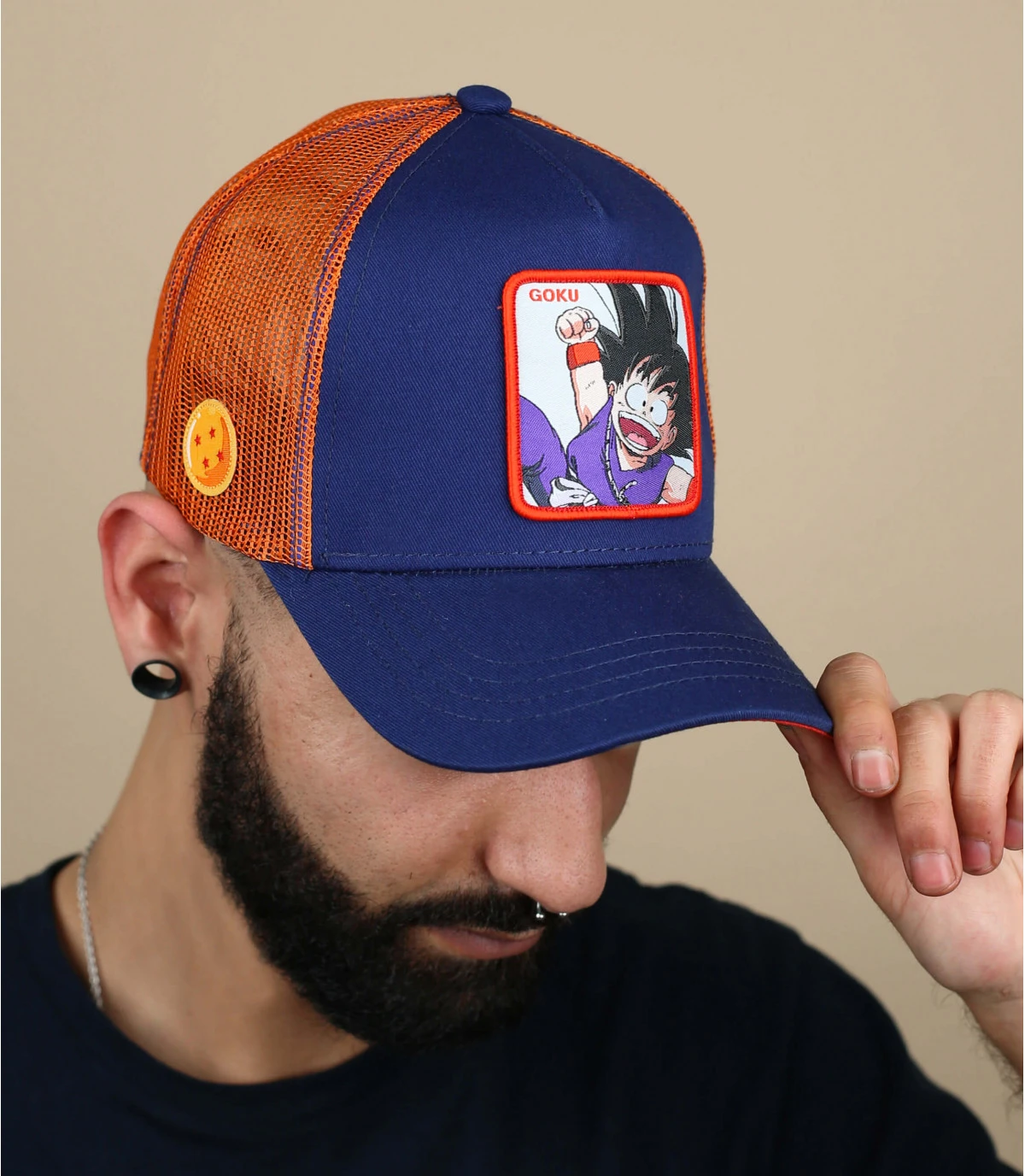 Trucker Dragon Ball Goku Capslab Trucker Dragon Ball Goku -Célèbre Chapeaux Magasin trucker dragon ball goku