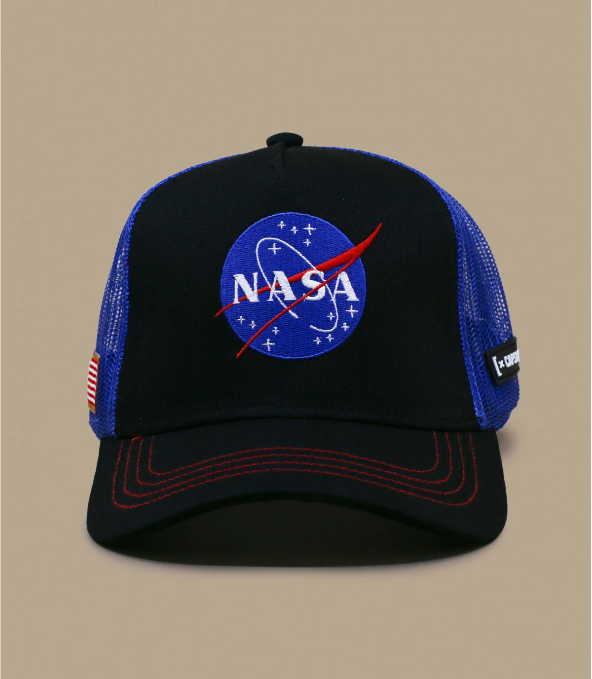 Trucker NASA black purple Capslab Trucker NASA Black Purple -Célèbre Chapeaux Magasin trucker nasa black purple 2