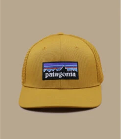 Patagonia Trucker P6 Logo Cabin Gold -Célèbre Chapeaux Magasin trucker p6 logo cabin gold 1
