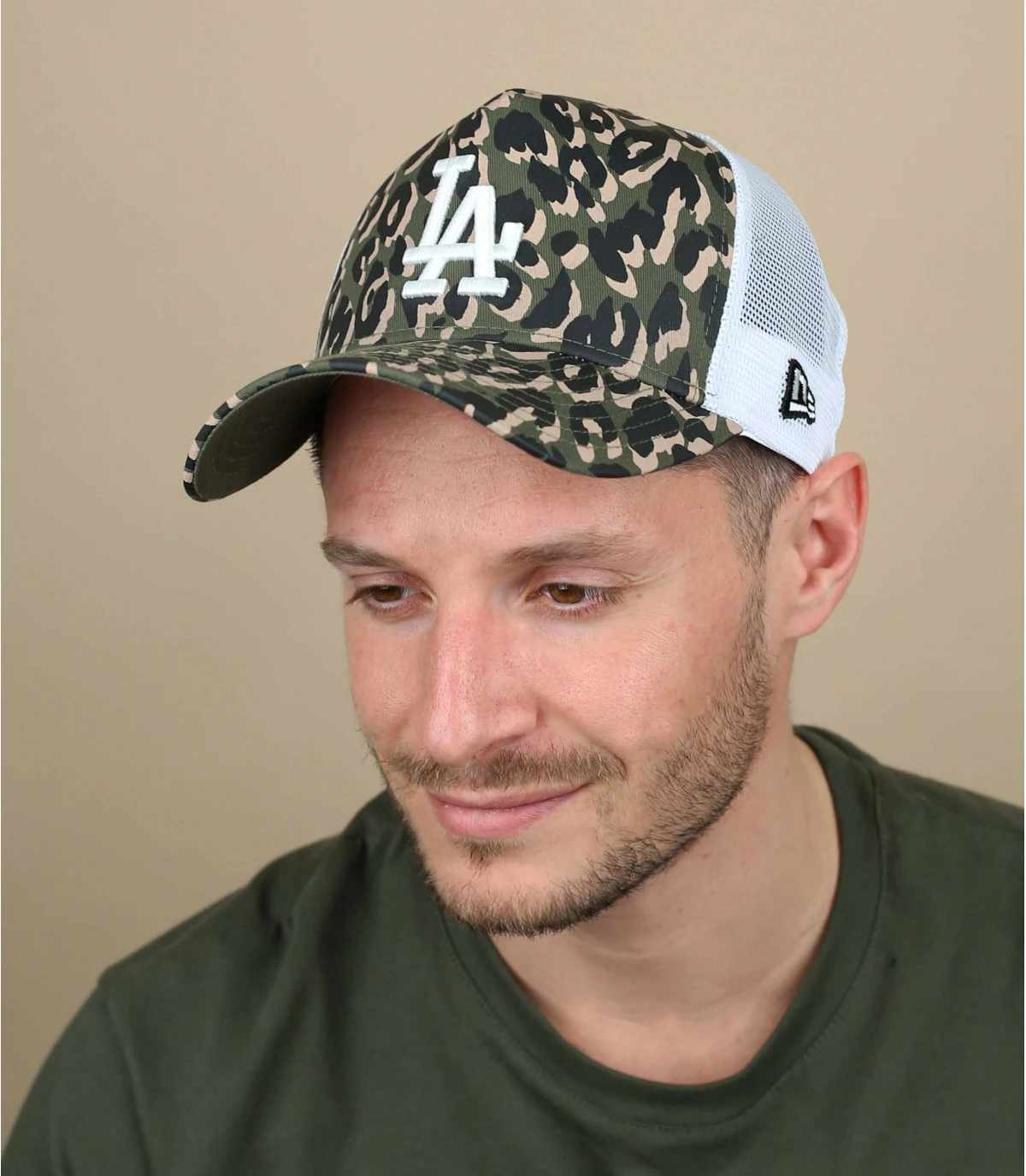 Trucker Seasonal Camo LA olive NEW ERA Trucker Seasonal Camo LA Olive -Célèbre Chapeaux Magasin trucker seasonal camo la olive
