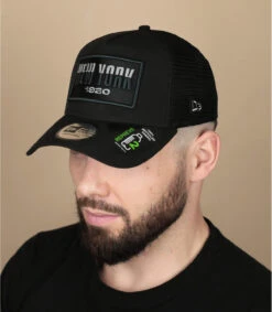 NEW ERA Trucker USA State New York Black