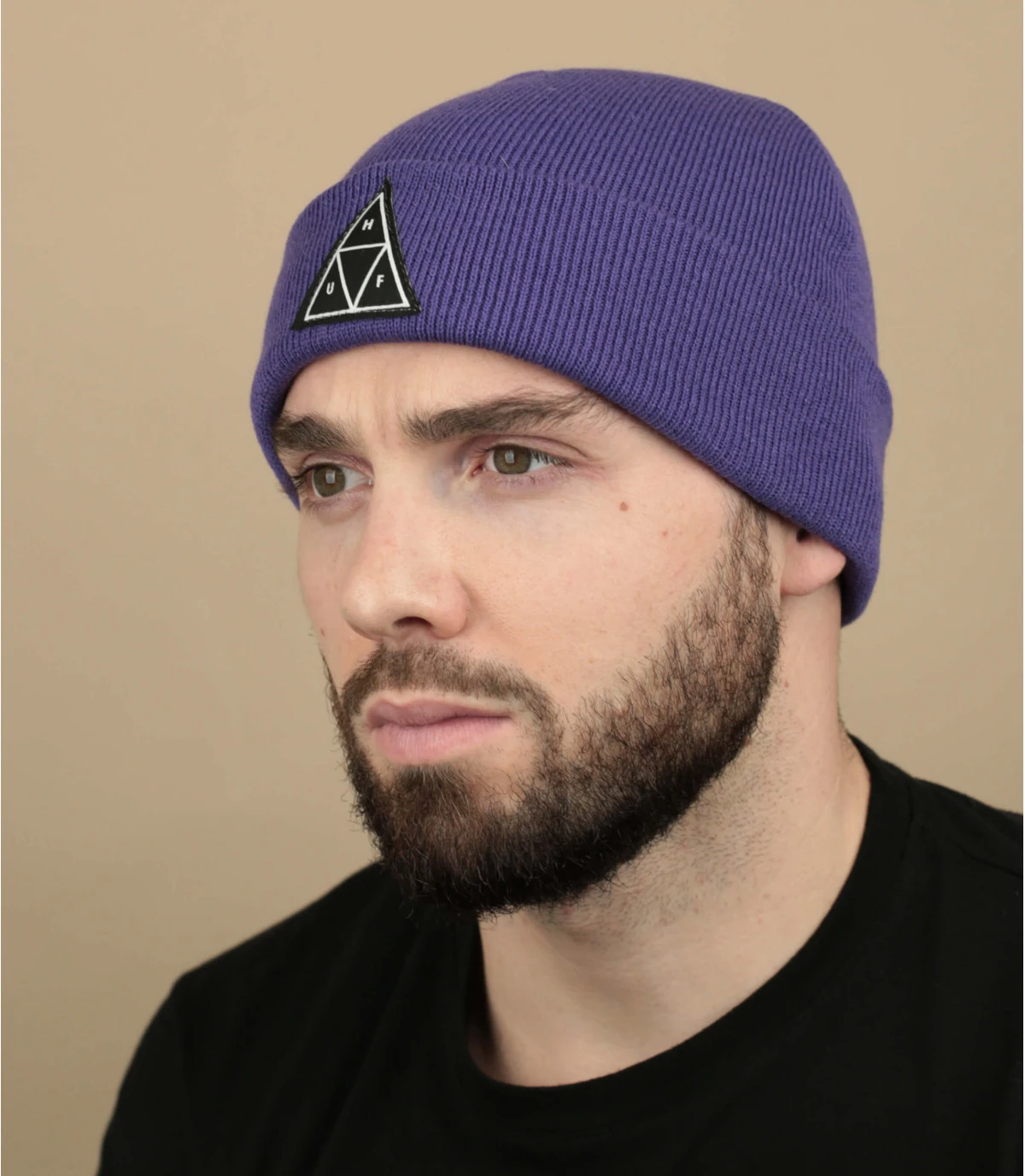 TT Cuff Beanie purple HUF TT Cuff Beanie Purple -Célèbre Chapeaux Magasin tt cuff beanie purple