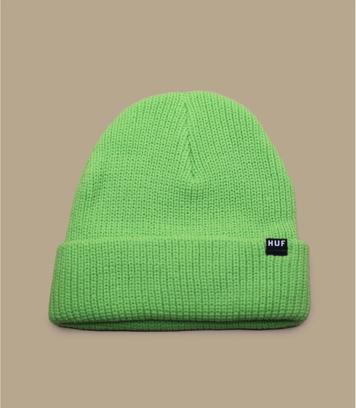 Usual Beanie green HUF Usual Beanie Green -Célèbre Chapeaux Magasin usual beanie green 1