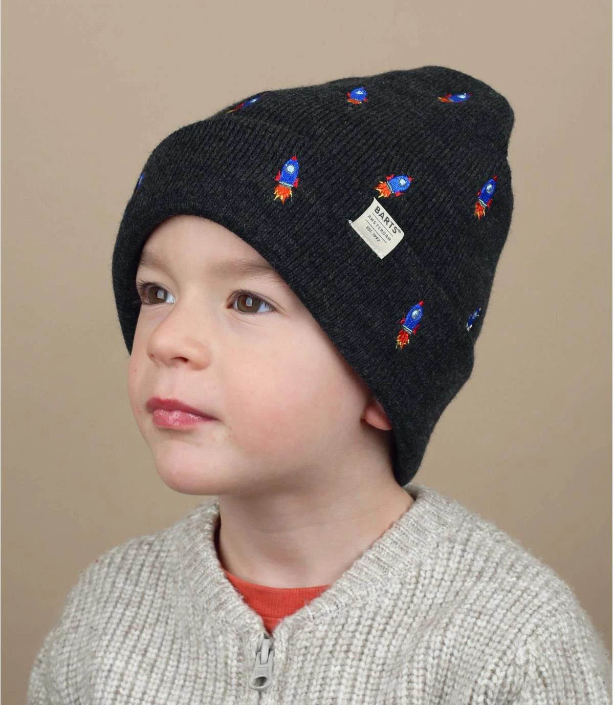 Vinson Beanie Kids dark heather Barts Vinson Beanie Kids Dark Heather -Célèbre Chapeaux Magasin vinson beanie kids dark heatherbonnet20enfant20noir20brode20Vinson20Beanie20Kids20dark20heather