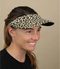 Seeberger Visor Leo Print Sand