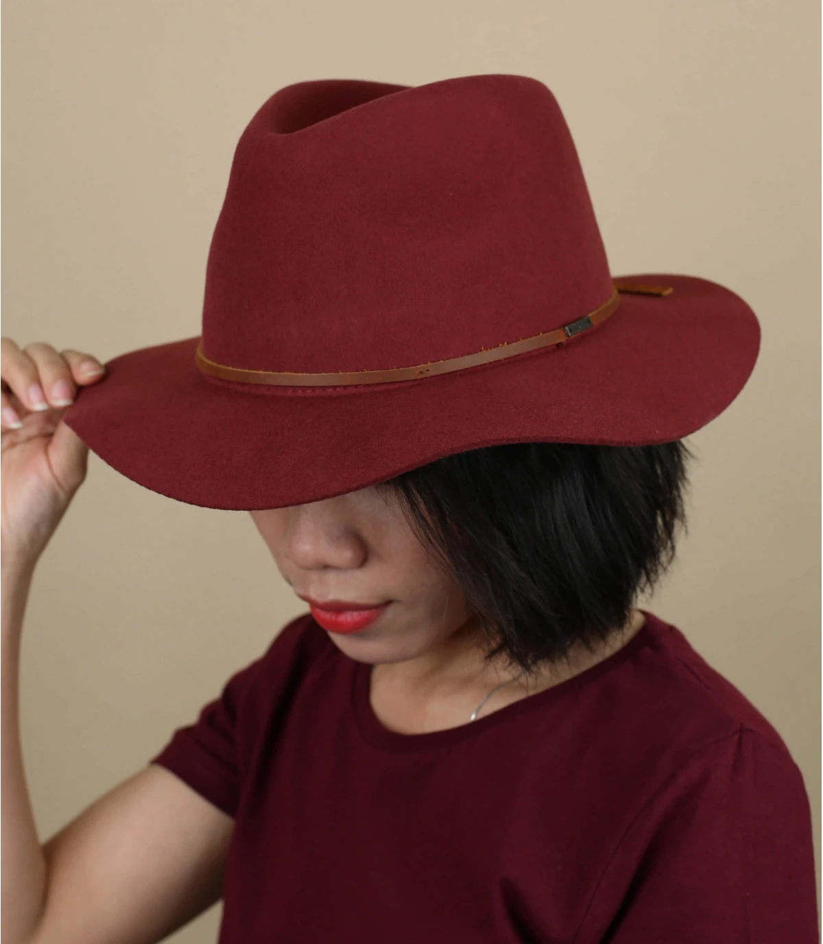 Wesley fedora brick Brixton Wesley Fedora Brick -Célèbre Chapeaux Magasin wesley fedora brick