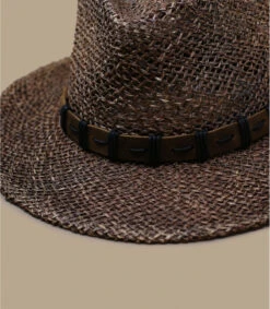 Stetson Western Seagrass Brown -Célèbre Chapeaux Magasin western seagrass brown 2
