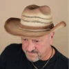 Stetson Western Toyo Brown Blurred Natural -Célèbre Chapeaux Magasin western toyo brown blurred natural