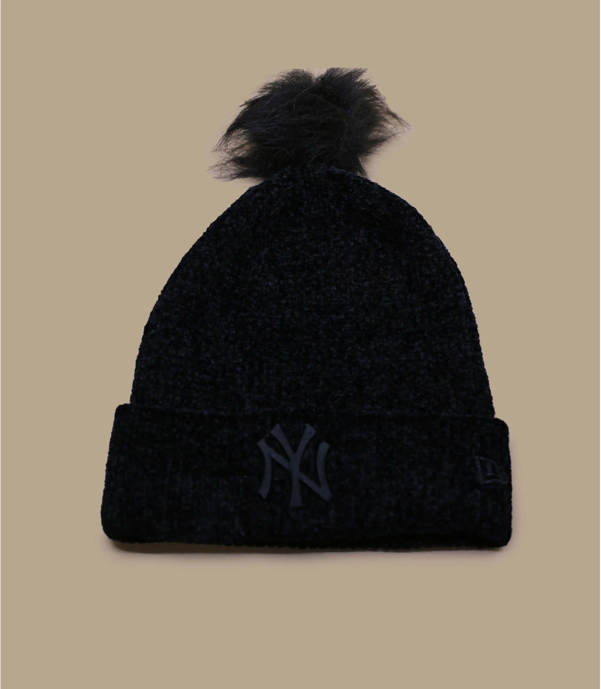 Wmn Chenille Bobble NY black NEW ERA Wmn Chenille Bobble NY Black -Célèbre Chapeaux Magasin wmn chenille bobble ny black 1