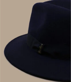 Borsalino Wool Felt Navy 5 Borsalino Wool Felt Navy -Célèbre Chapeaux Magasin wool felt navy 3