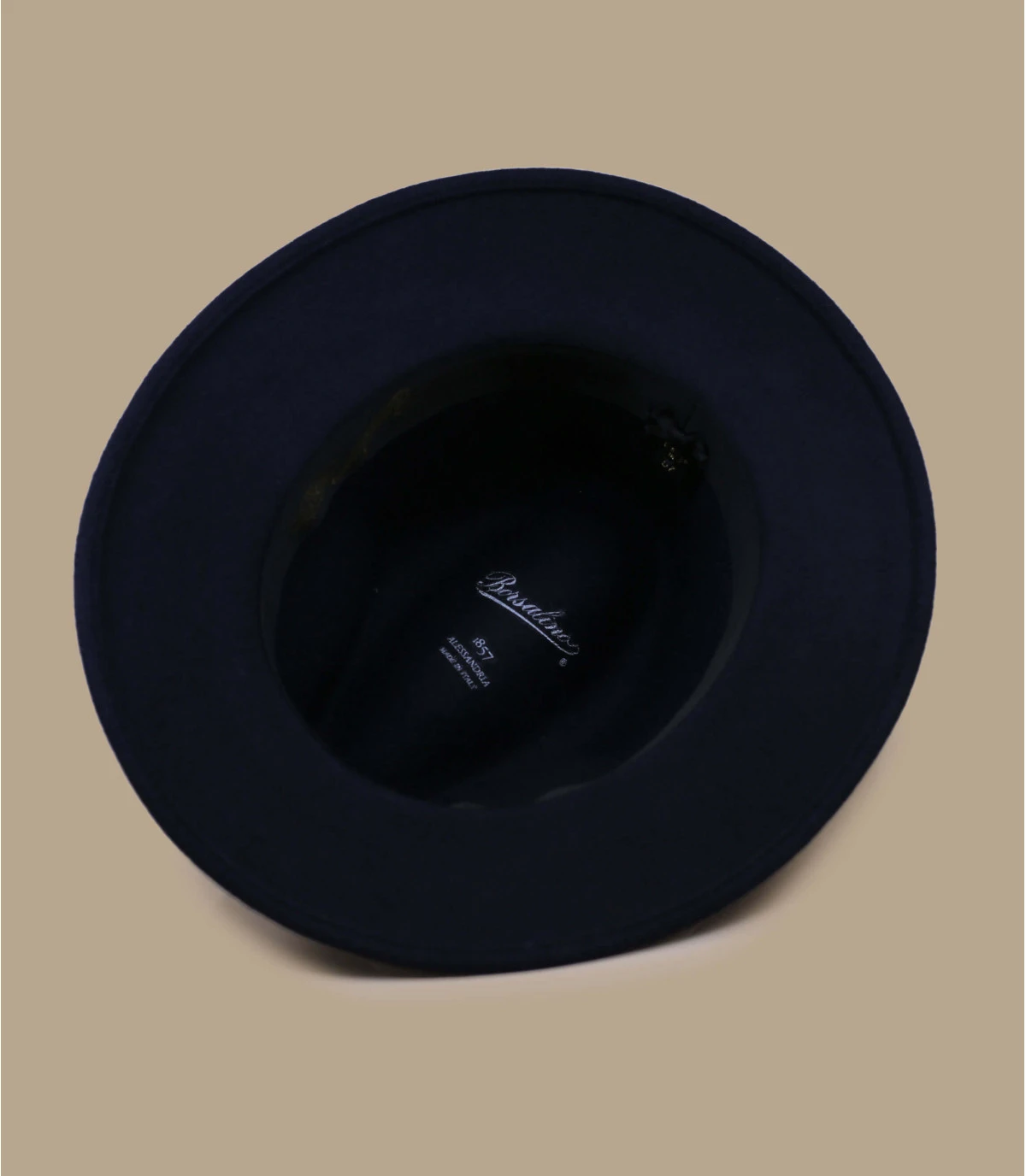 Wool Felt navy Borsalino Wool Felt Navy -Célèbre Chapeaux Magasin wool felt navy 4