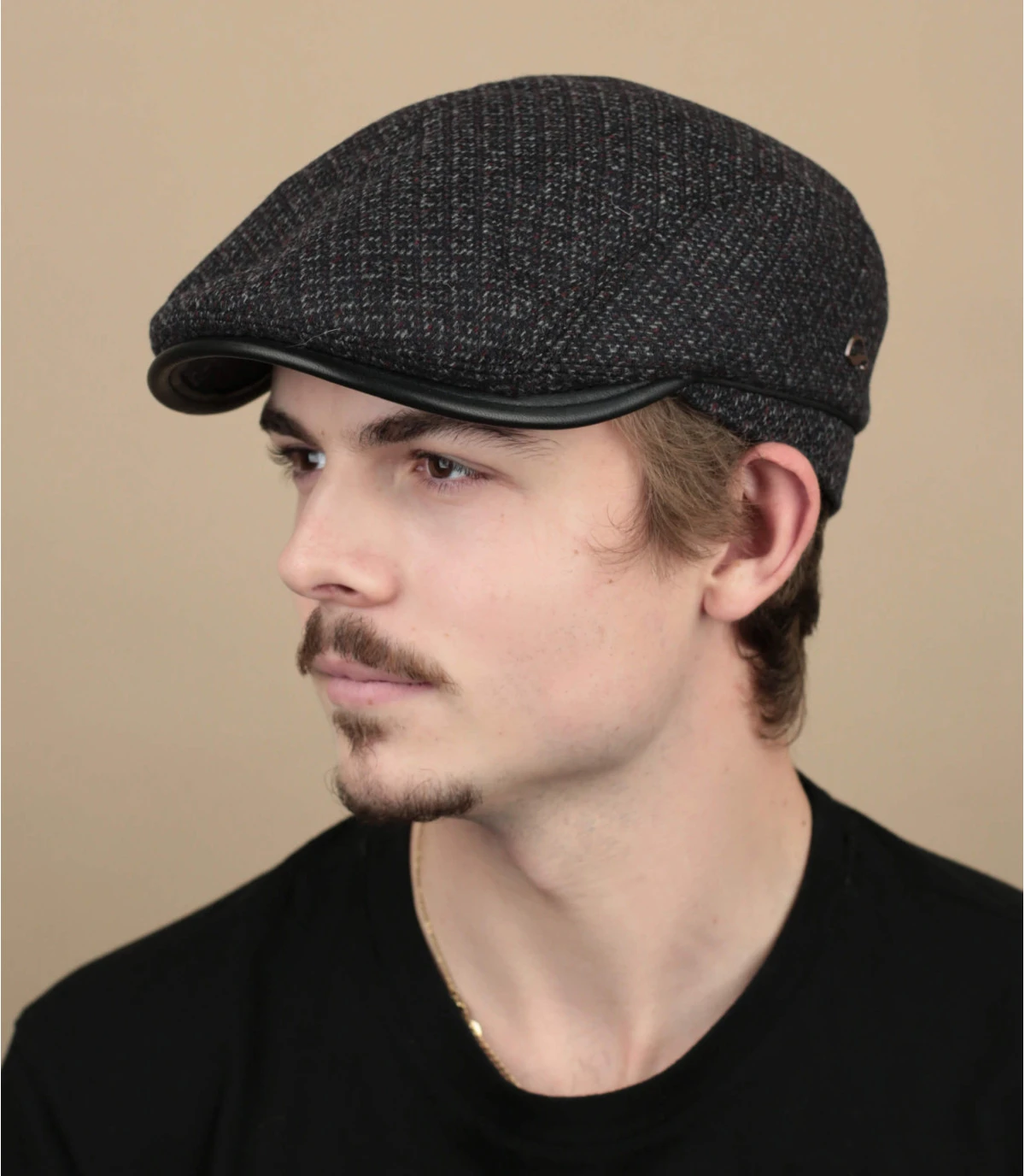 Xavier Wool grey burgundy Xavier Wool Grey Burgundy -Célèbre Chapeaux Magasin xavier wool grey burgundy